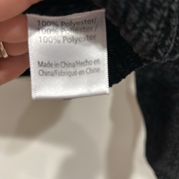 New ModCloth chenille black multicolored candy, confetti sweater women’s small - Picture 5 of 10